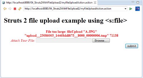 Struts 2 File Upload Splessons - Best Colorful Arts in Full HD