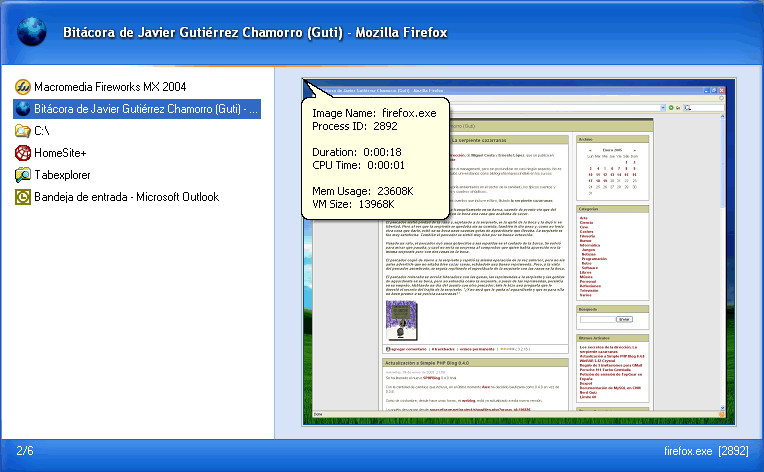 TaskSwitchXP Pro 1.1.2 Alpha