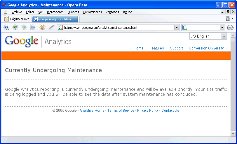 Problemas en Google Analytics