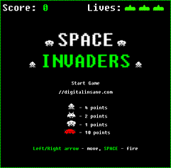 Space Invaders en Javascript