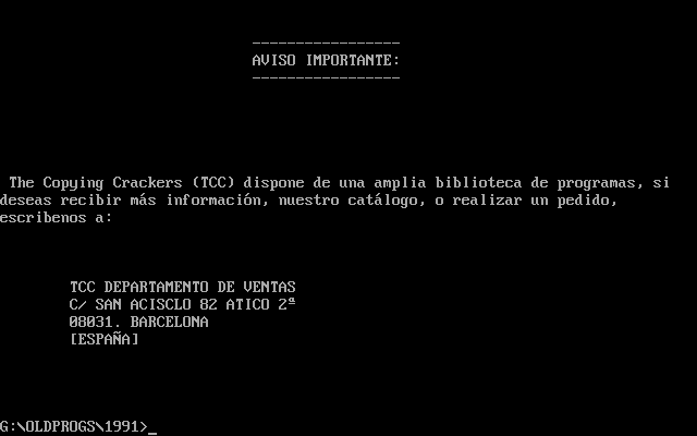 Recuperando programas antiguos: Los programas