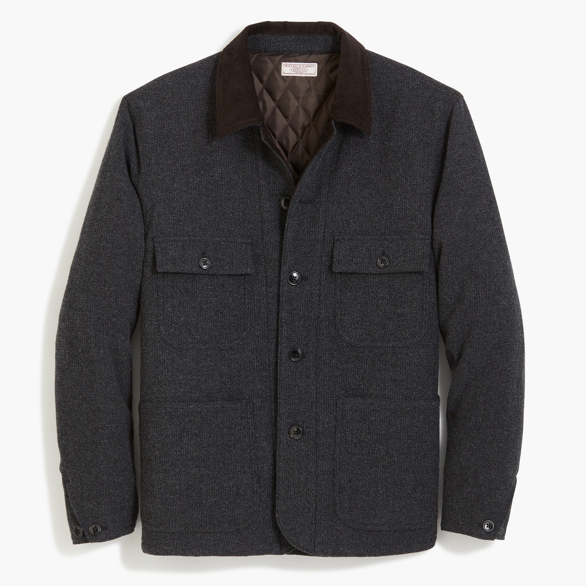 Crew wallace & barnes skiff jacket. J.Crew: Wallace & Barnes Quilted Wool Chore Jacket With