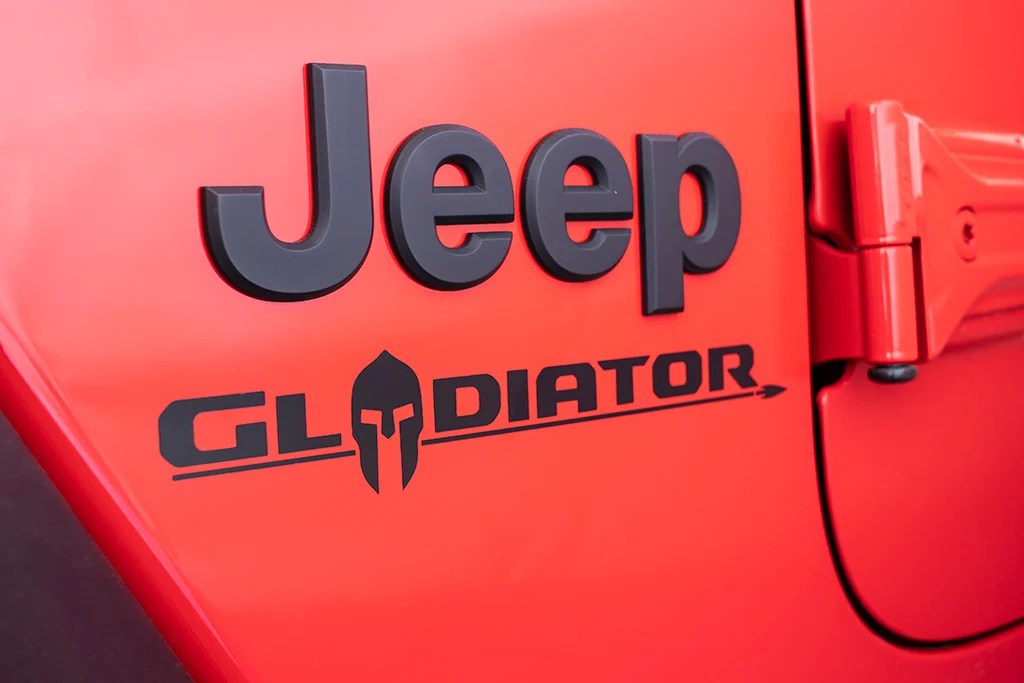 Buy a used yellow jeep cherokee. JcrOffroad: Gladiator Decal