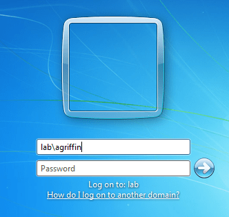 Microsoft windows logon and domains
