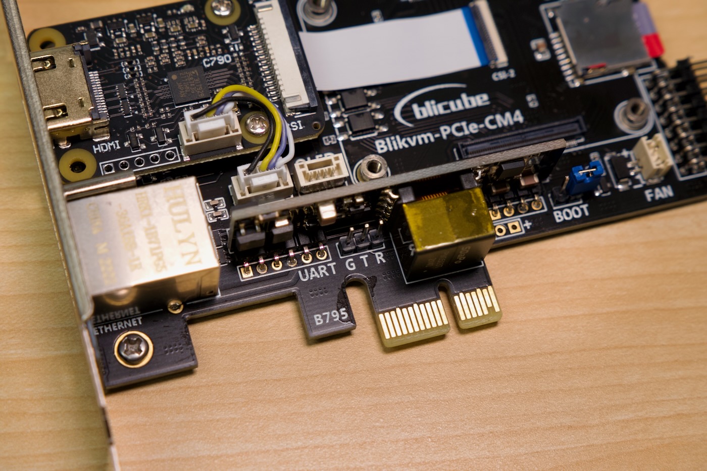 Blikvm pcie puts a computer in your computer