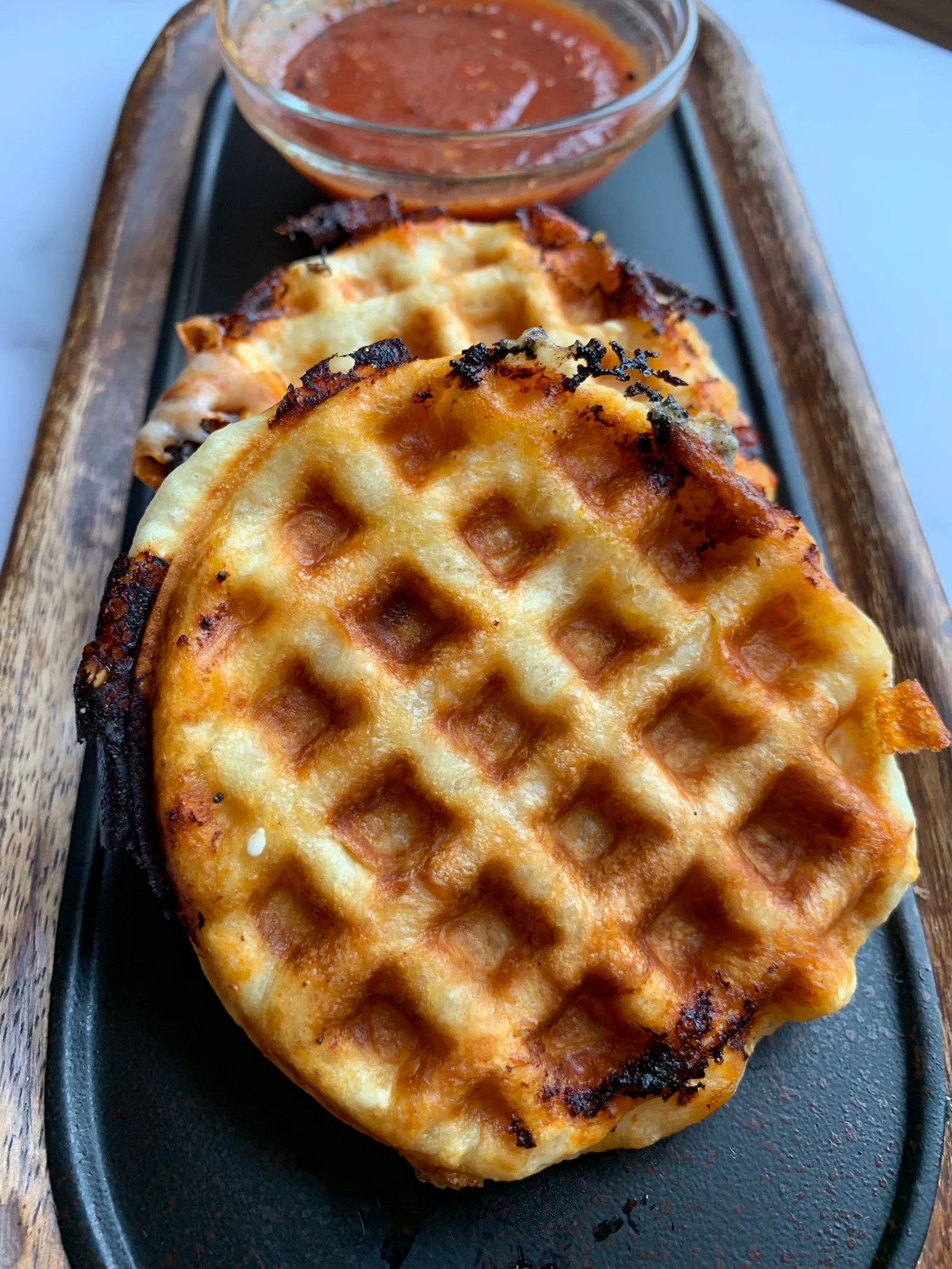 pizza waffle