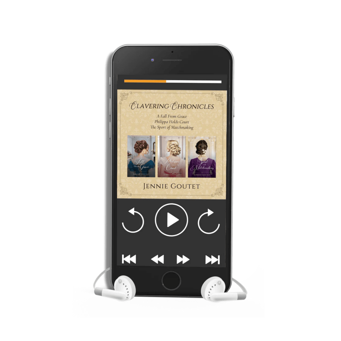 Clavering chronicles audio box set by Jennie Goutet