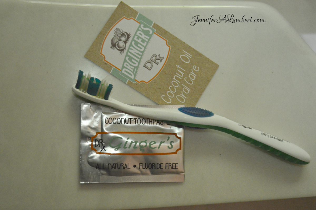 Dr. ginger's coconut oil toothpaste