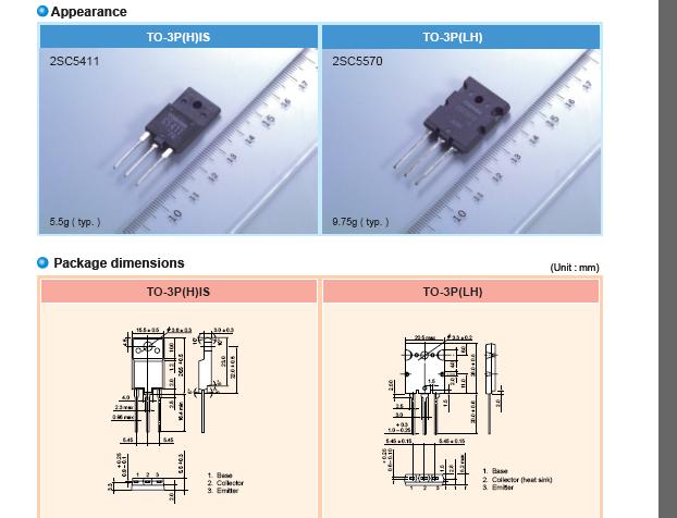 Toshiba Horizontal Output Transistor Hot Electronics