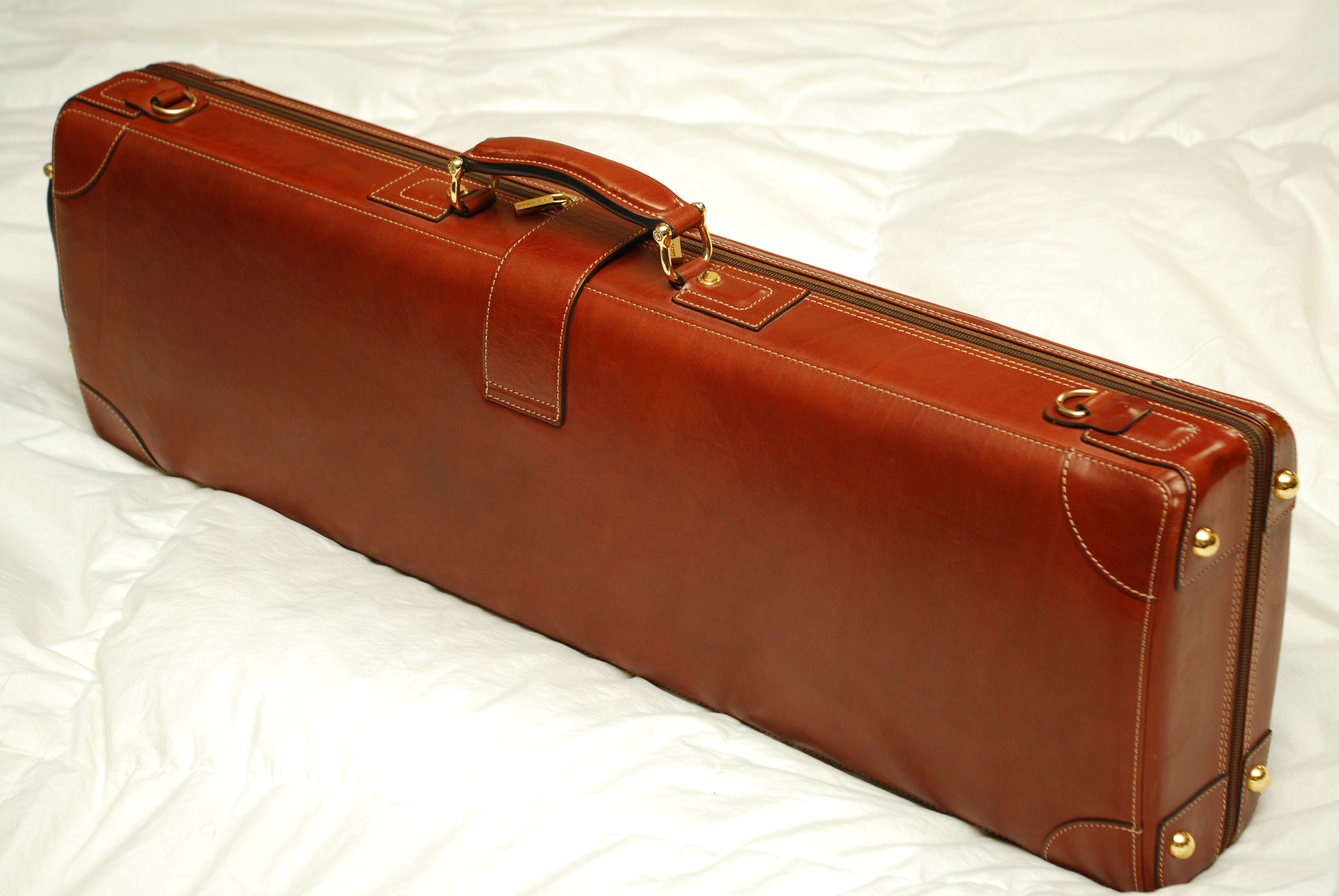 With time and wear and tear, the leather of a saddle seat bar stool can get damaged and need repair. Flute case restoration