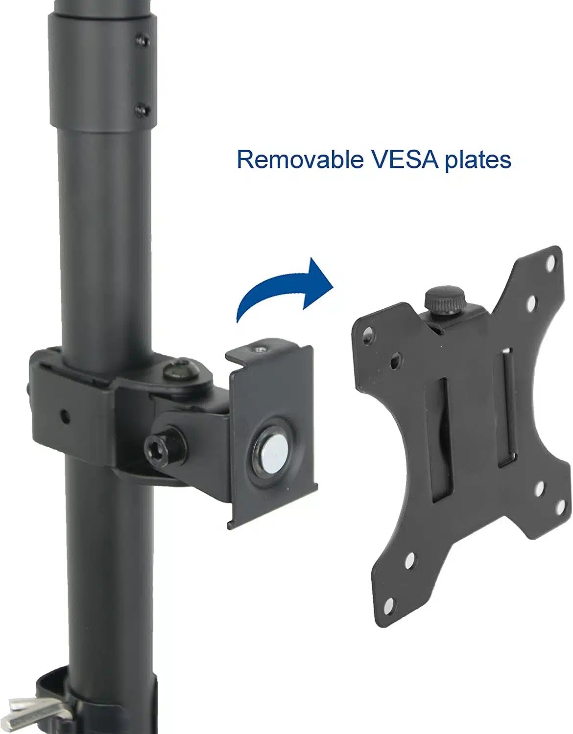 dual monitor vertical mount