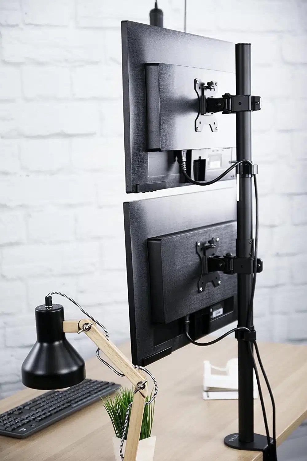 dual monitor vertical mount