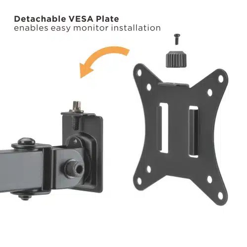 quad four monitor mount