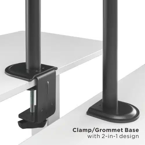 quad four monitor mount