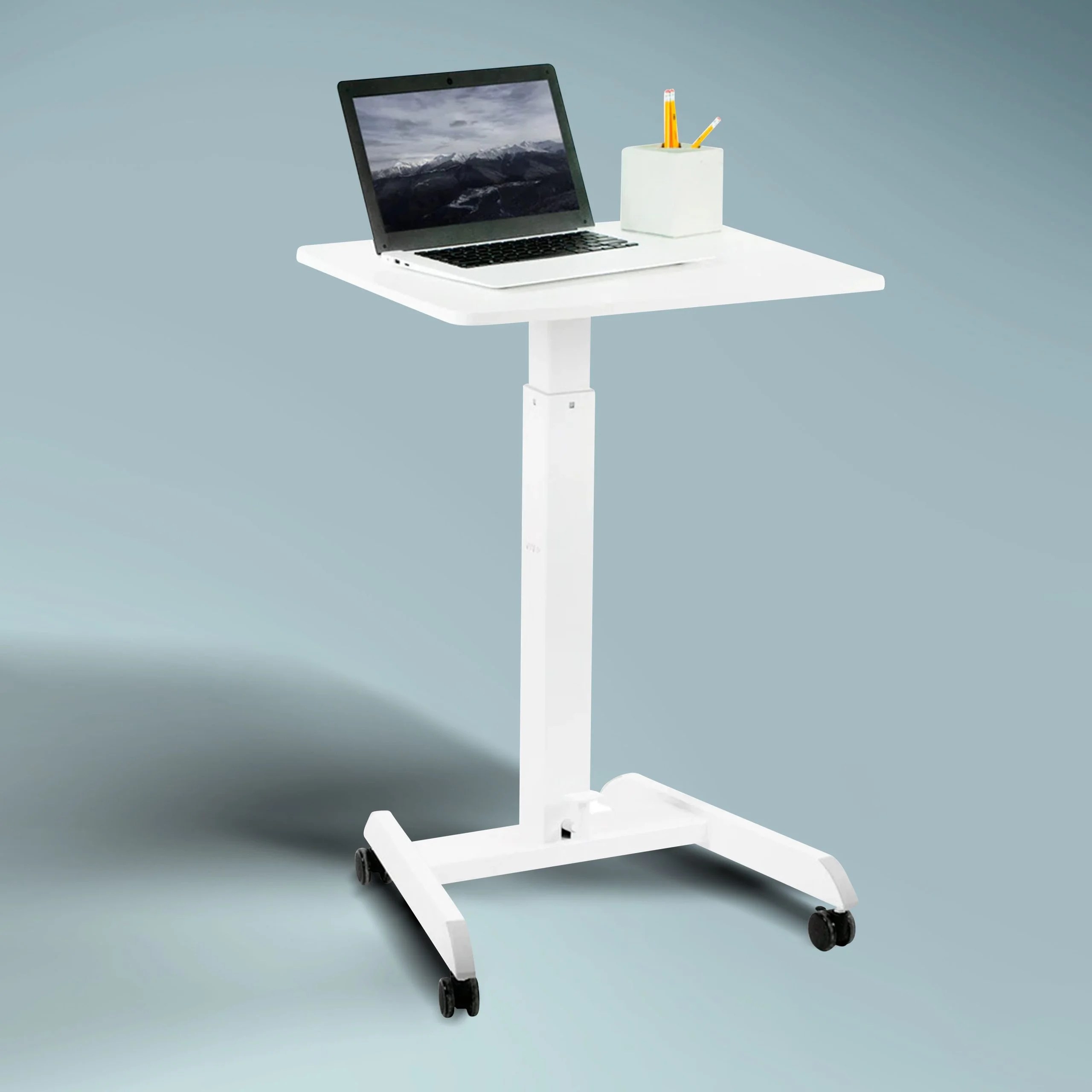 mobile height adjustable workstation