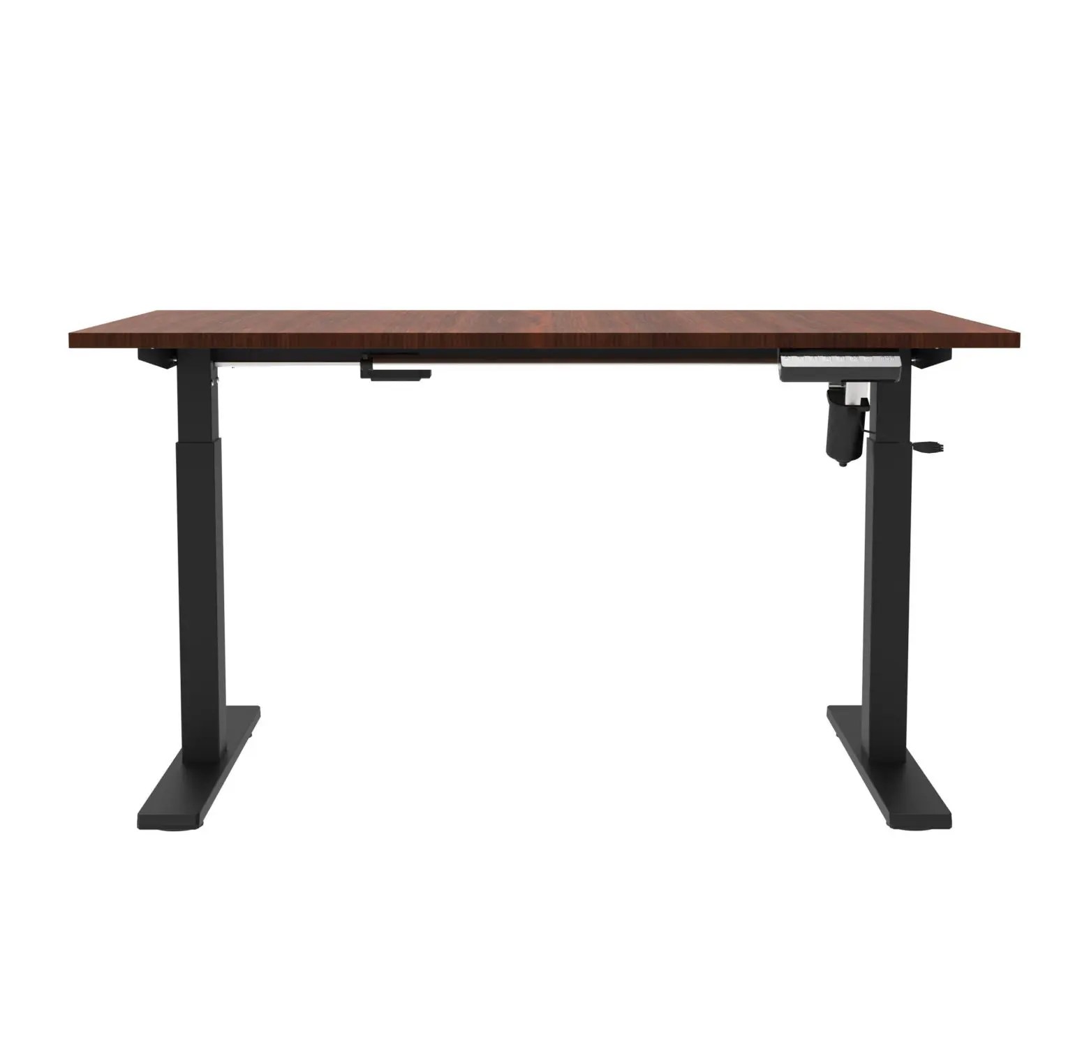 Single motor height adjustable desk
