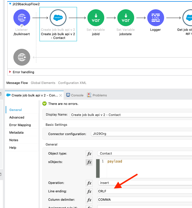 Salesforce Bulk API 2 using Mulesoft – Jitendra Zaa