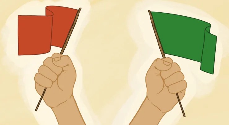 Apa itu red flag dan green flag