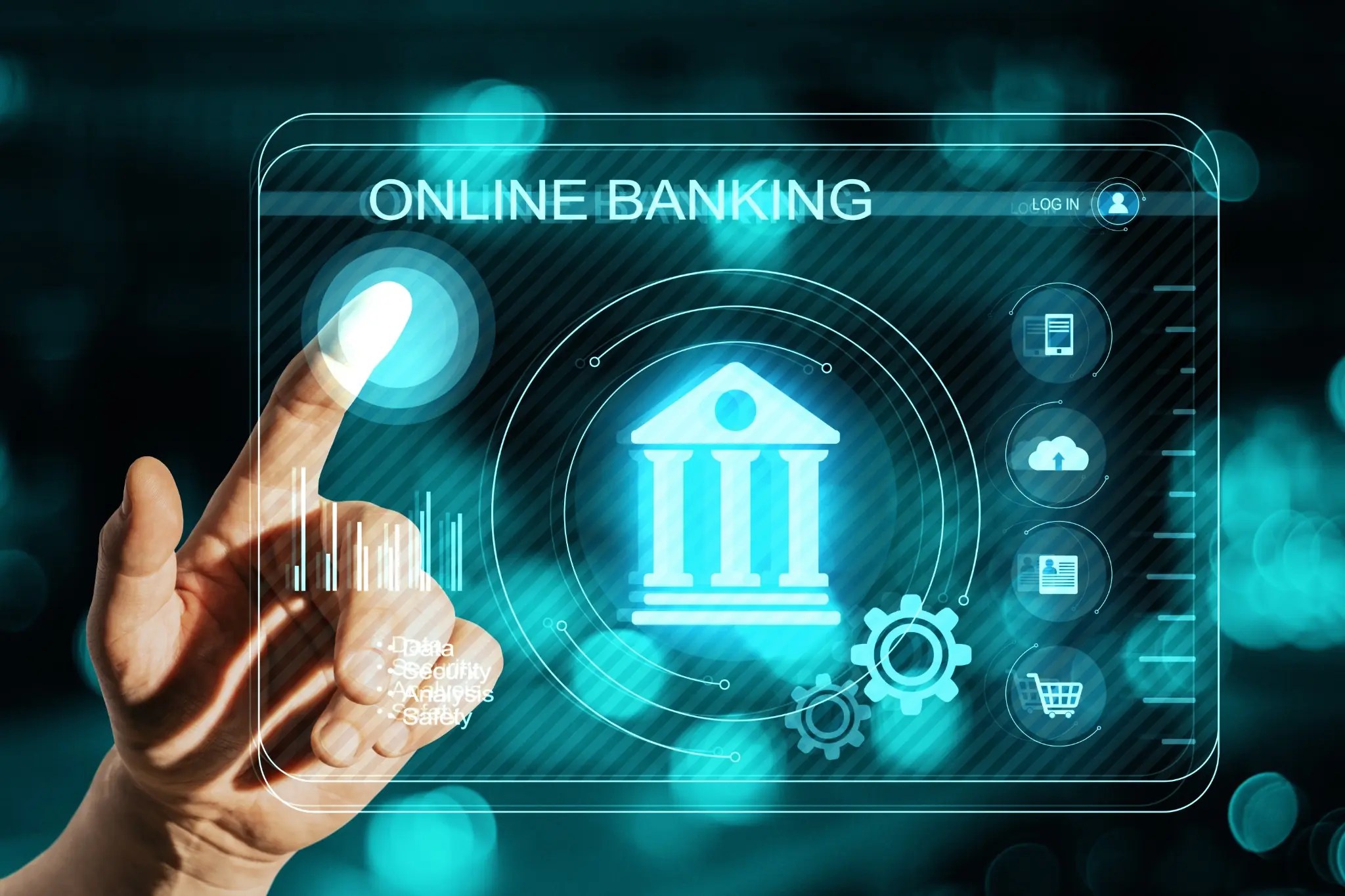 online banking digital interface