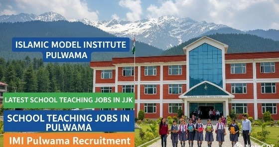 School Teaching Jobs Recruitment in IMI Pulwama islamic model institute Ratnipora pulwama 2026