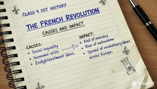 Absolutely. French Revolution Chapter 1 Class 9 SST History Handwritten Question Answers Pdf download Jkbose Cbse french revolution class 9 notes