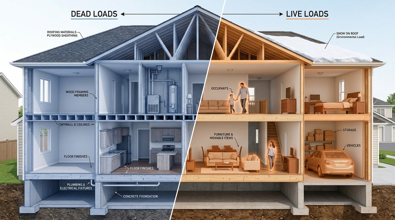 Live Load vs Dead Load - What Every Property Owner Should Know About Structural Loading