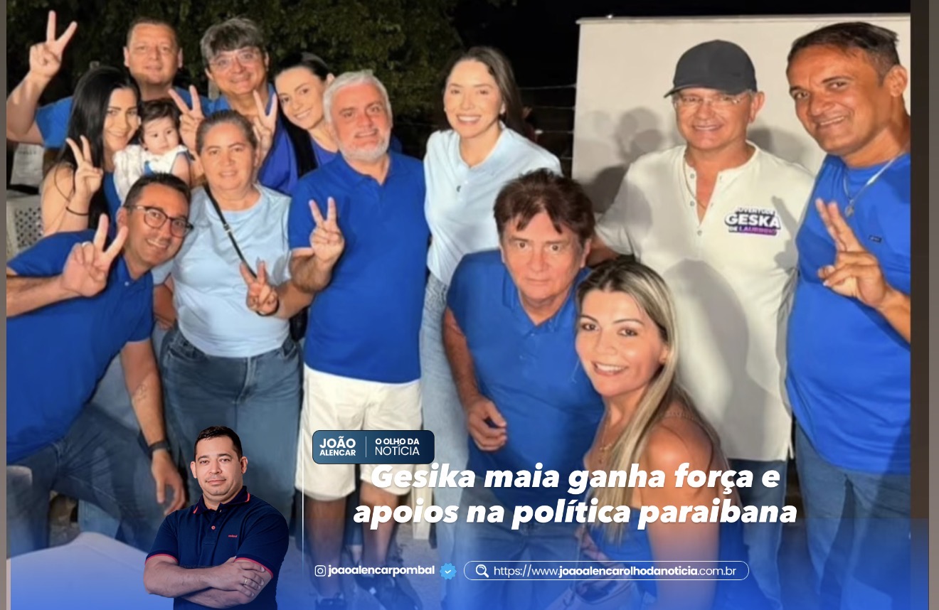 Gesika maia ganha força e apoios na política paraibana