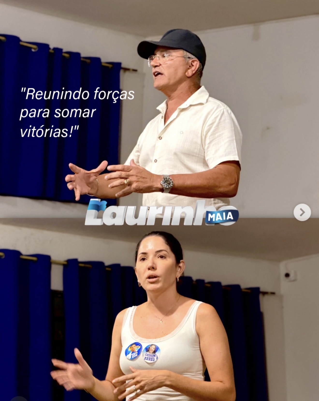 GESKA DE LAURINHO FORTALECE CAMINHADA COM APOIO DE LIDERANÇAS E SEGUE FIRME