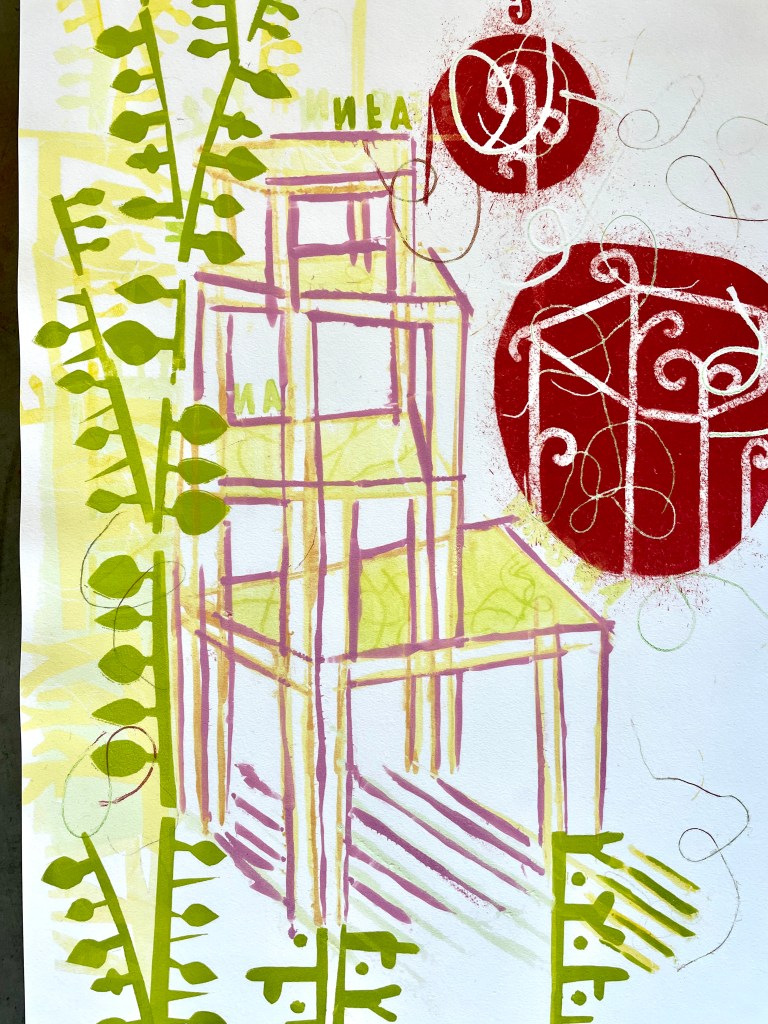 Illustration of post