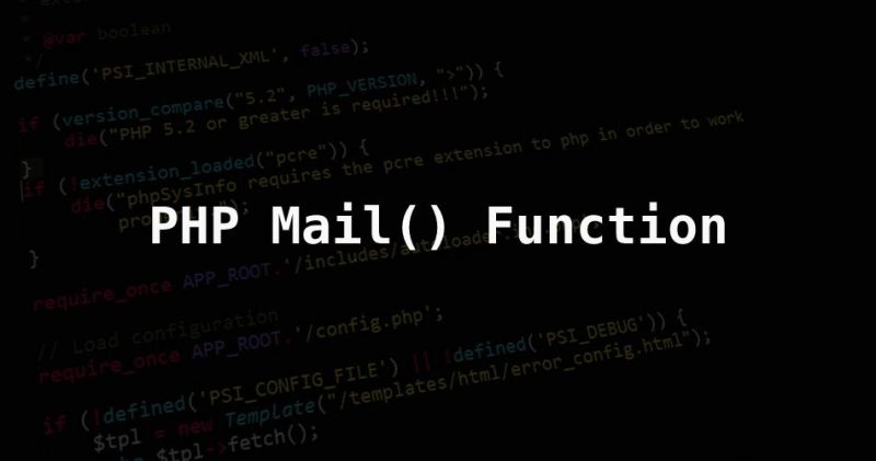 Php Mail Function Send Mail In Php W3resource - Light Photos - Professional Mobile Collection
