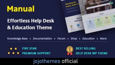Manual v7.2.6 – Documentation, Knowledge Base & Education WordPress Theme
