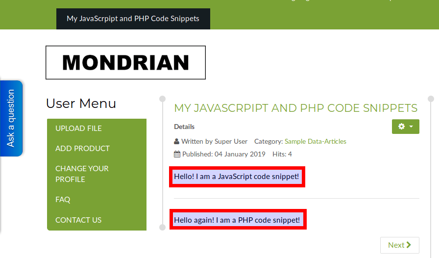 Проверить код php. Яваскрипт или php.