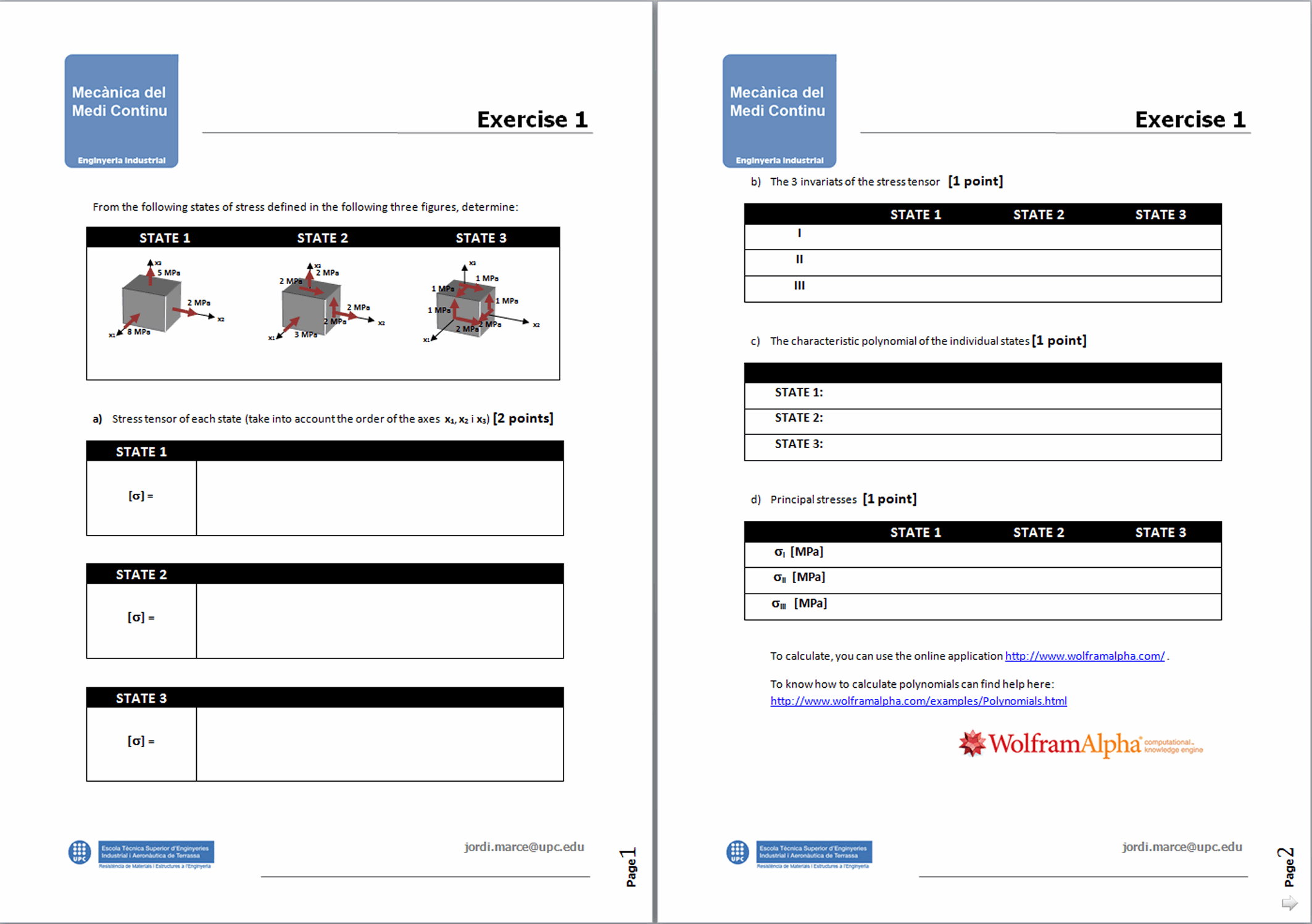 self assessment exercises in continuum mechanics with