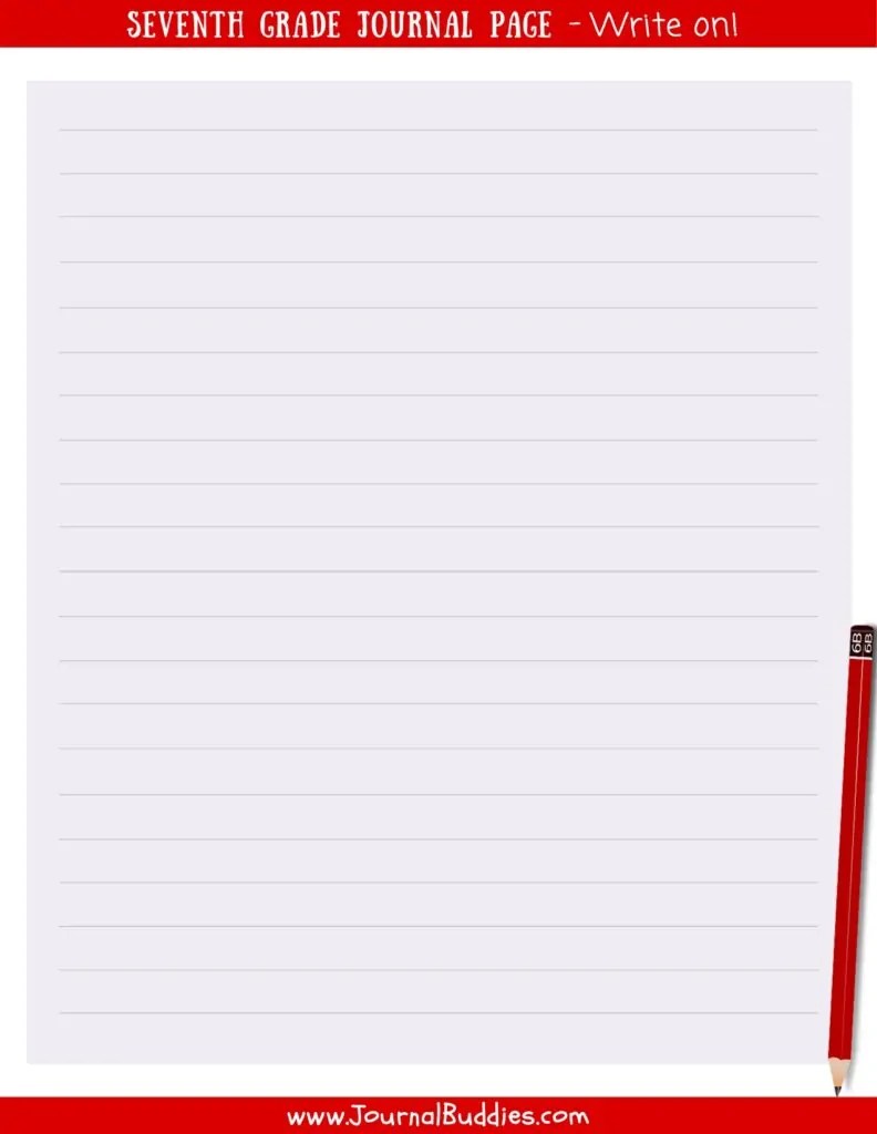 7th grade writing worksheets journalbuddies com