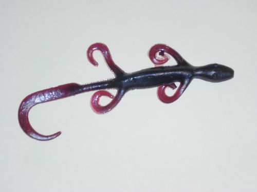 6" purple lizard