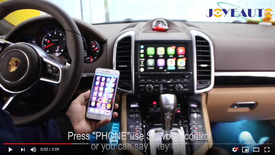 Wifi Wireless Apple Carplay Retrofit On Porsche Cayenne Pcm3