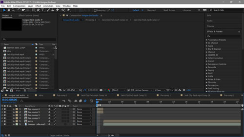 Quick guide: how to add audio to after effects