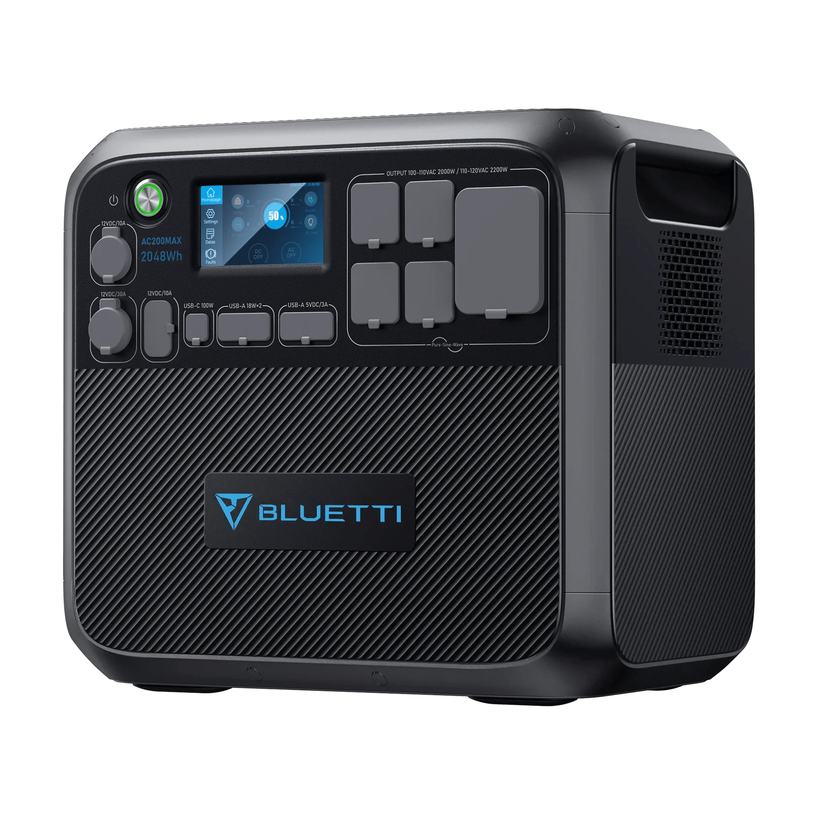 BLUETTI AC200MAX ポータブル電源2200W 2048Wh 未使用 Amazon.co.jp: BLUETTI ポータブル電源 AC200MAX 2048Wh 大容量