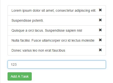 Basic Todo List App Using Jquery Bootstrap And Localstorage Free Jquery Plugins