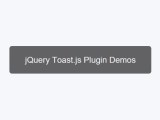 Easy Android Style Message Toaster For Jquery Toast Js Free Jquery