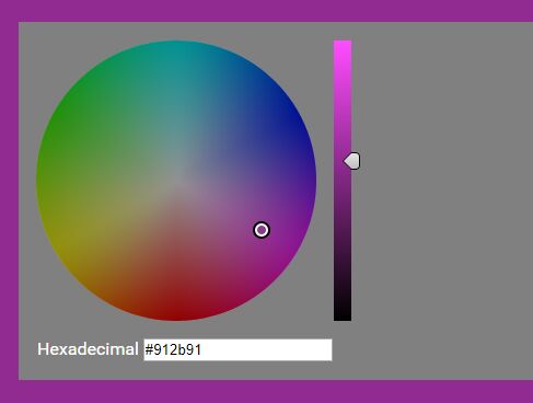 Hsl (for hue, saturation, lightness) and hsv are alternative representations of the rgb color model, designed in the 1970s by&nbsp;. Color Wheel Style Hsv Hex Color Picker Plugin With Jquery Free Jquery Plugins
