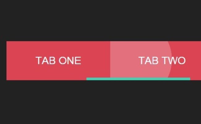 Material Design Sliding Tab Menu With JQuery And CSS3 | Free JQuery Plugins