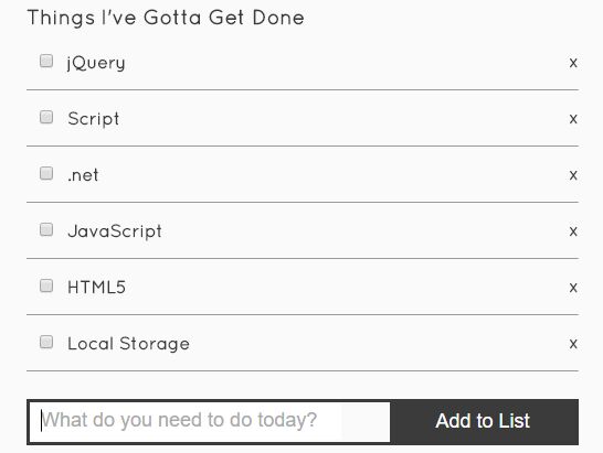 Jquery Todo List Plugins Jquery Script