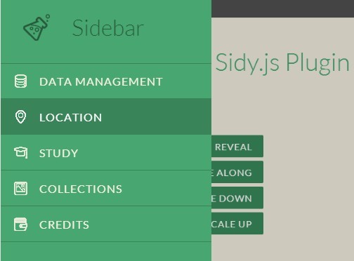 Flexible Jquery Off Canvas Navigation Plugin Js Offcanvas Jqueryhub - Premium Vintage Pattern Gallery - High Resolution