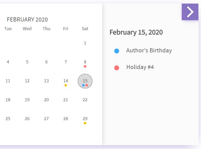 Challenge Of Building A Calendar With Pure Javascript Nitin Patel Medium Step 1 Add HTML.