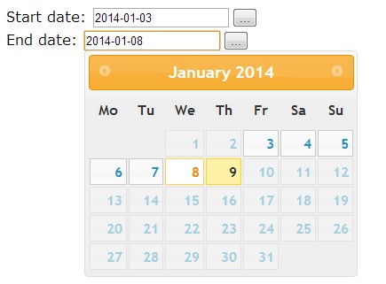 Cannot Select A Date Range From Jquery Datepicker Date Range Selector - Best Abstract Images in HD