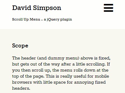 Show Hide Navbar On Scroll Down Or Up Css Script - Amazing Gradient Design - Desktop