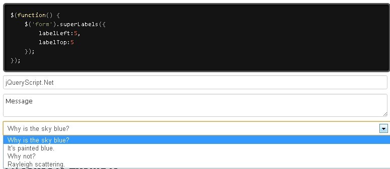 Github Dcneiner In Field Labels Jquery Plugin This Is A Simple Plugin That Turns Properly - 4K Landscape Photos for Desktop