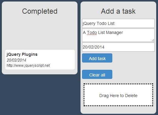 Jquery Todo List Plugins Jquery Script