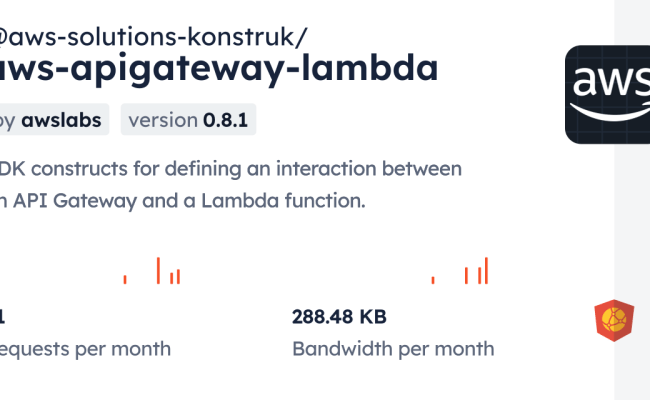 @aws-solutions-konstruk/aws-apigateway-lambda CDN By JsDelivr - A CDN ...